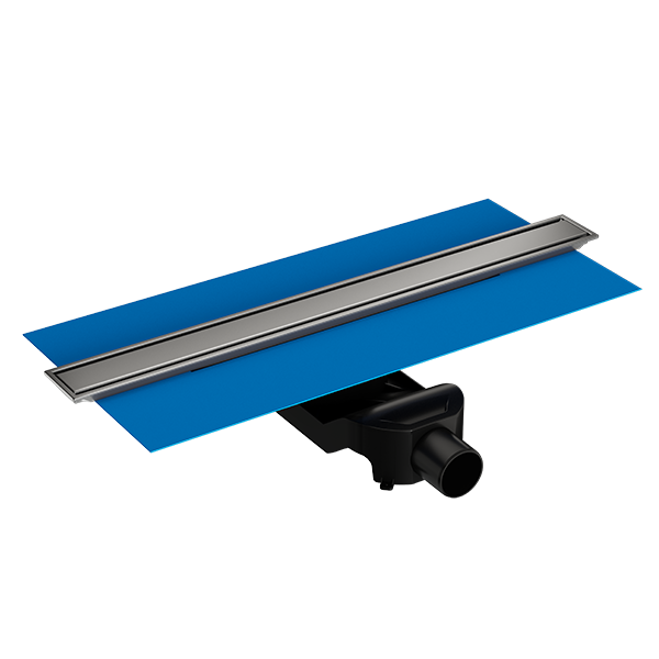 Душевой трап Eco-Flow 50 см, горизонтальный, матовый хром