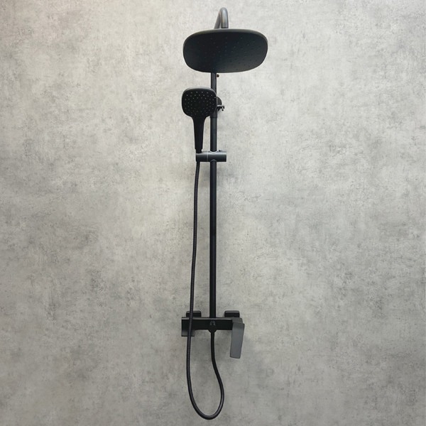 COMFORTY. Душевая система, FF071R-CMT, черный матовый