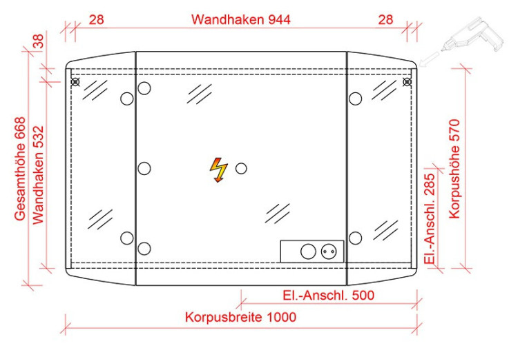 Зеркальный шкаф Pelipal Cassca 100