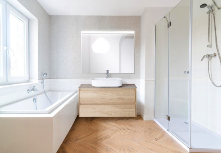 Зеркало в алюминиевой раме с подсветкой, с сенсорным выключателем Cezares SPC-UNO-1200-800-TCH