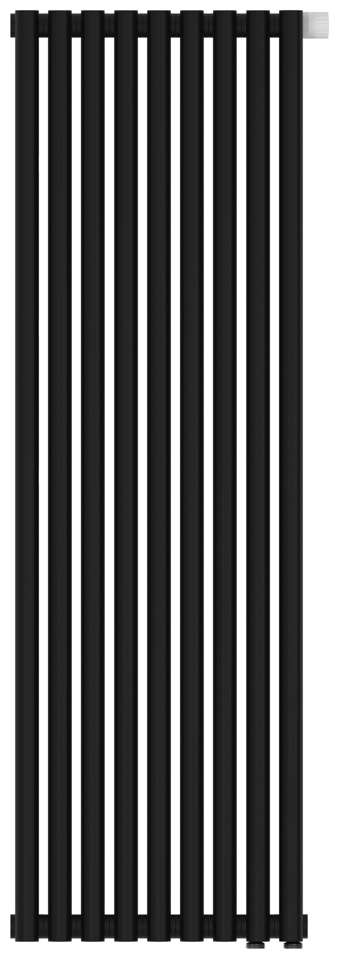 Отопительный радиатор Сунержа Эстет-11 EU50 1200х405 9 секций Матовый чёрный