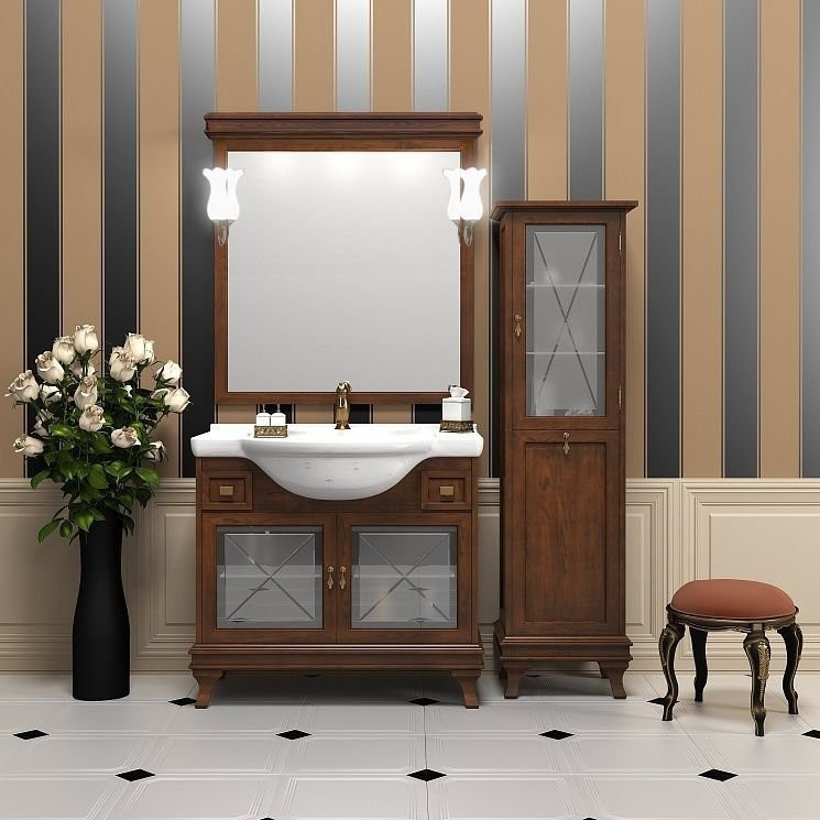 Комплект мебели для ванной Opadiris Борджи 85