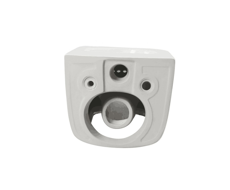 Унитаз подвесной безободковый Aquatek ЛУГАНО AQ2002-00 510*350*360 мм, горизонтальный выпуск, тонкое сиденье с механизмом плавного закрывания, крепеж