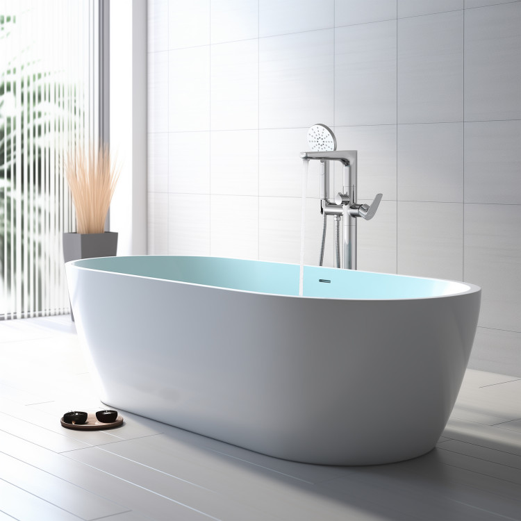 Смеситель для ванны напольный (внешняя и скрытая часть) Aquatek AQ1145CR БЕТТА