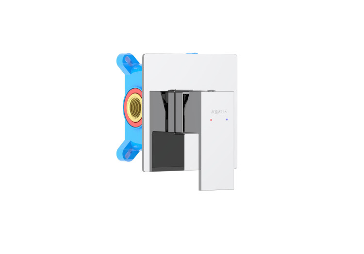 Смеситель для душа (внешняя и скрытая часть) Aquatek AQ1666CR ЛИБРА