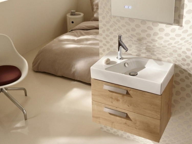 Тумба под раковину Jacob Delafon Rythmik 60x37 подвесная 2 ящика