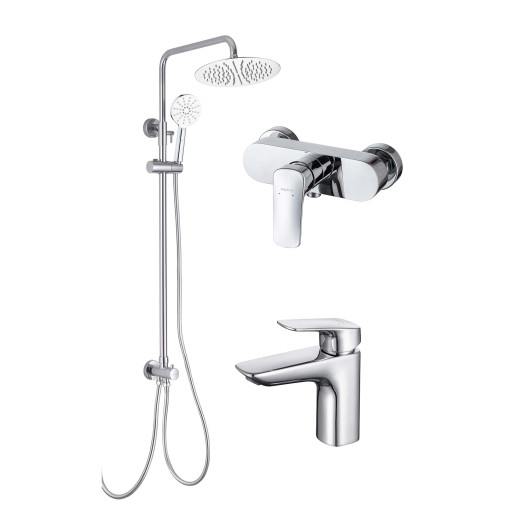 Душевой комплект наружного монтажа Aquatek ВЕГА AQ1036CR