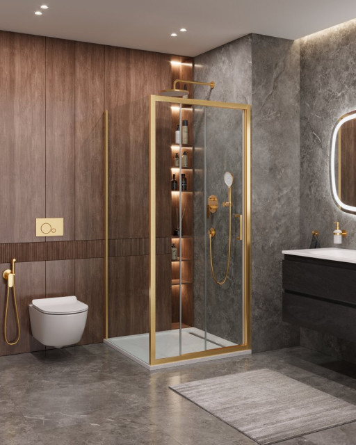 Душевой уголок MOLVENO-AF-31 Cezares MOLVENO-AF-31-90-C-BORO-IV