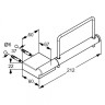 Держатель для туалетной бумаги Kludi A-xes 4897105