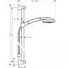 Душевой гарнитур Hansgrohe Raindance Classic 27843090