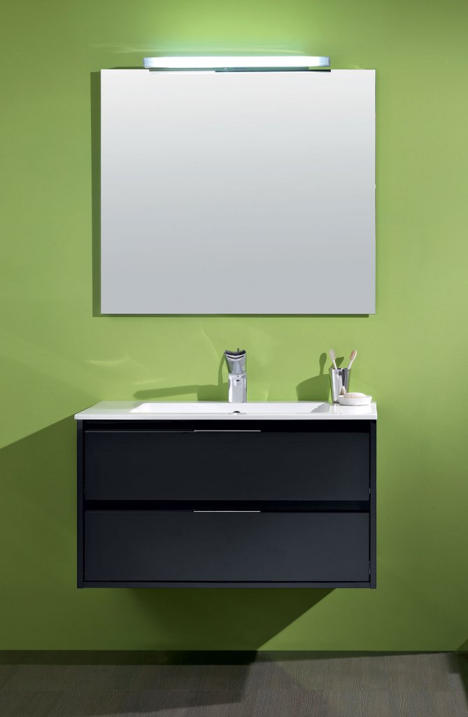 База под раковину подвесная со стеклянными фасадами, с двумя выдвижными ящиками, 89x45,5x50 Cezares 43-BP-090-GRVT