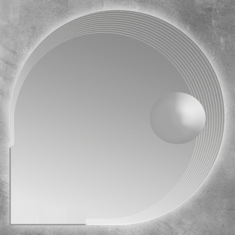 Полка металлическая для зеркала Cezares 45013