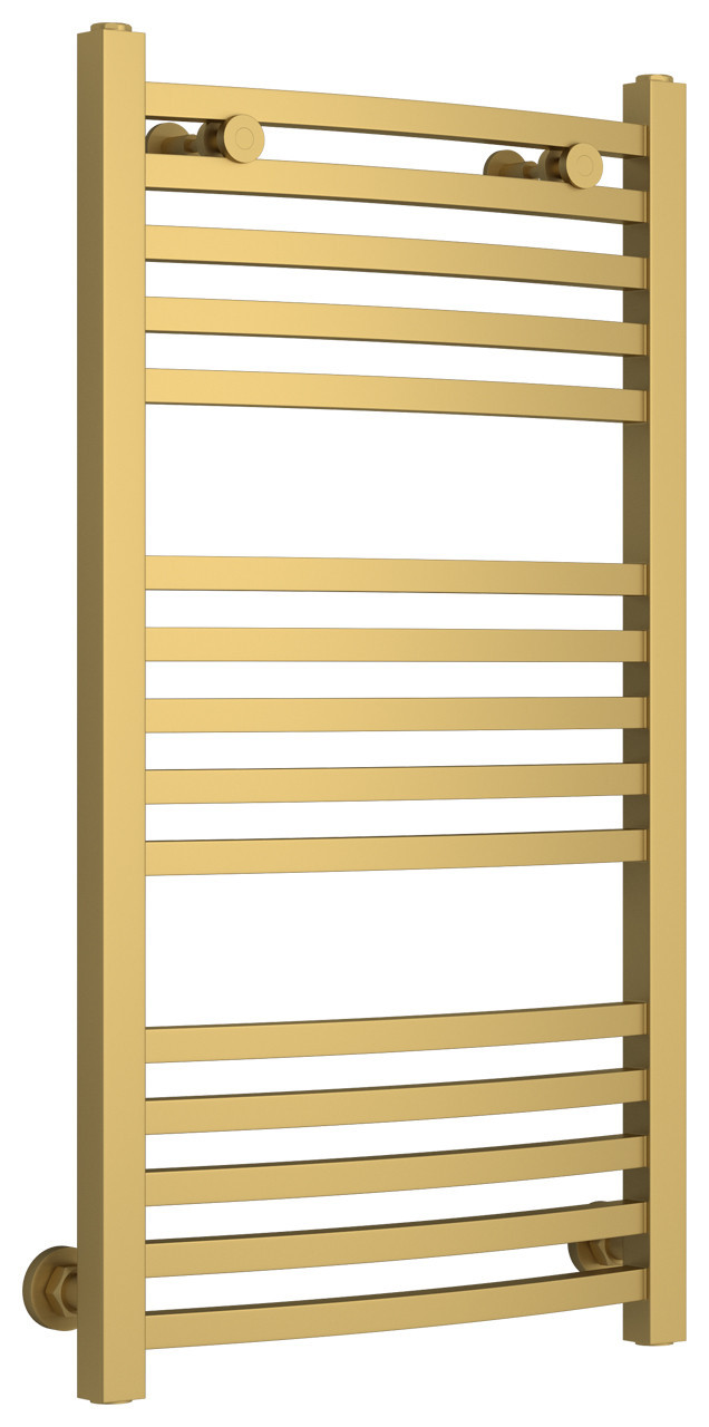 Полотенцесушитель водяной Сунержа Аркус 800х400 Матовое золото