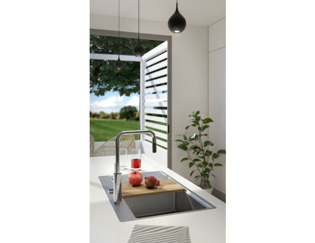 Мойка PURE 50L KMB-90 860X525 левая в компл. с сифоном 1127252,