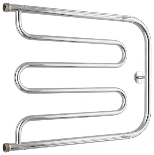 Полотенцесушитель водяной Стилье Тандем 2 полки 500х650 резьба-сгон 1&quot; Без покрытия