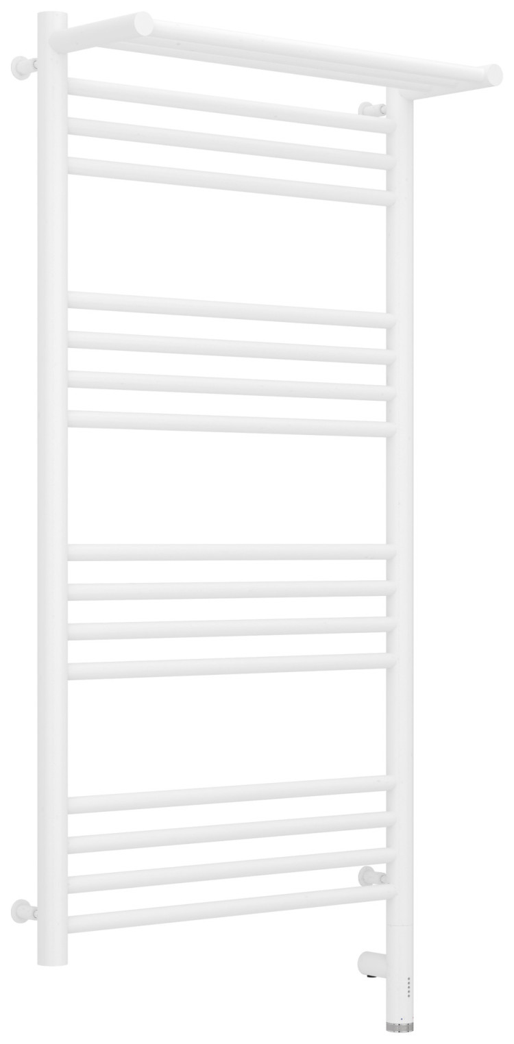 Полотенцесушитель электрический Сунержа Богема с полкой 3.0 1000х500 / МЭМ правый Матовый белый