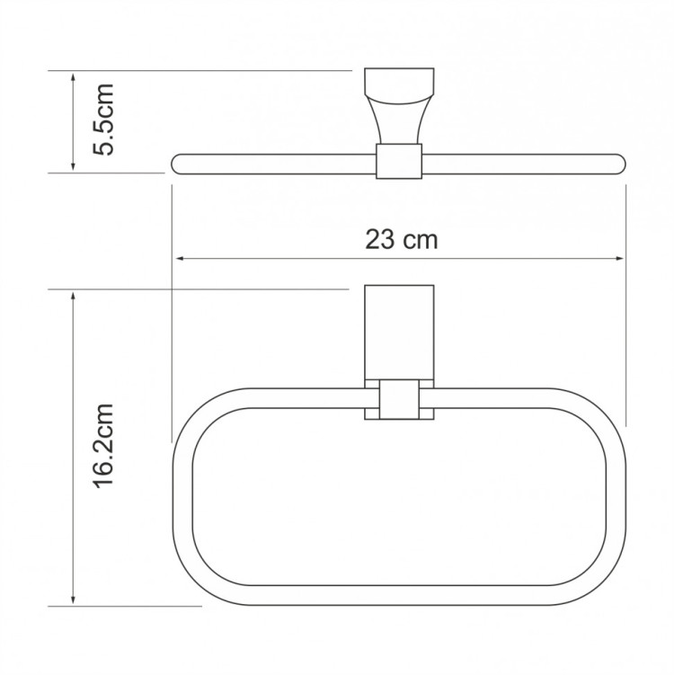 WasserKRAFT Leine K-5060WHITE Держатель полотенец