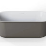 Отдельностоящая, овальная акриловая ванна в комплекте со сливом-переливом Cezares BB709-1700-780