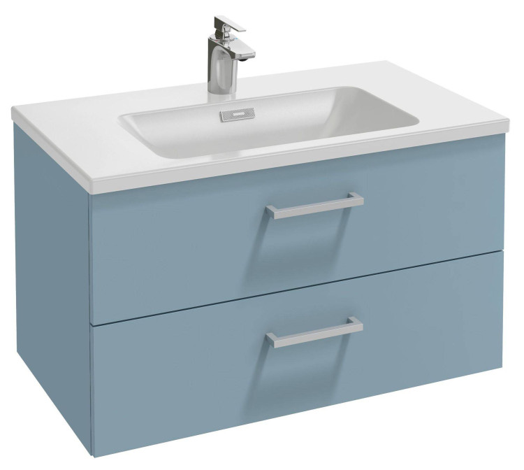 Мебель для раковины-столешницы 80 см, изогнутые ручки, фактурный дуб Jacob Delafon VOX EB2078-R1-E16