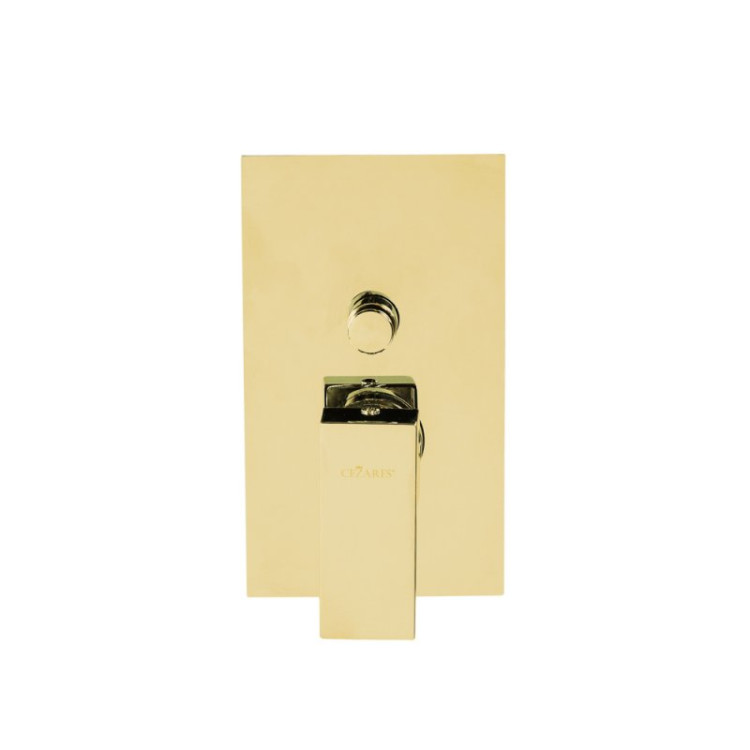 Встраиваемый однорычажный смеситель для душа с переключателем на 2 выхода Cezares UNIKA-VDIM-02