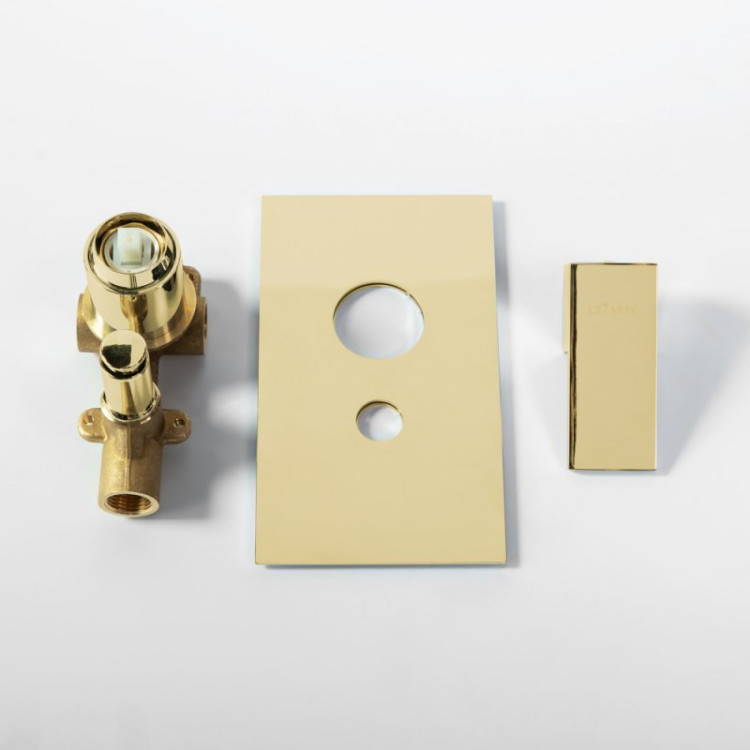 Встраиваемый однорычажный смеситель для душа с переключателем на 2 выхода Cezares UNIKA-VDIM-02