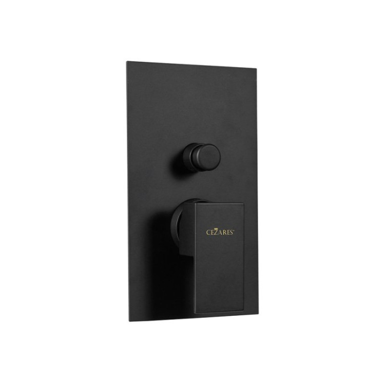 Встраиваемый однорычажный смеситель для душа с переключателем на 2 выхода Cezares UNIKA-VDIM-02