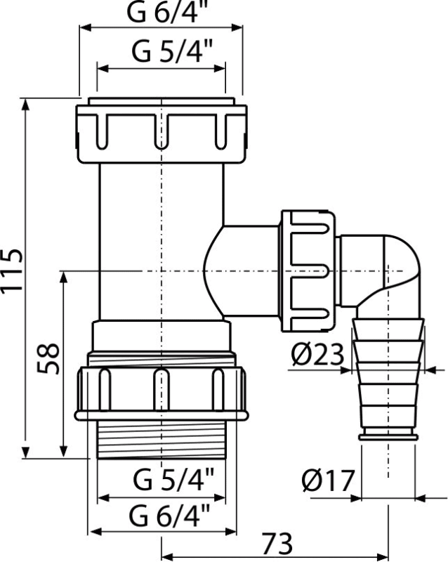 Переходник 5/4