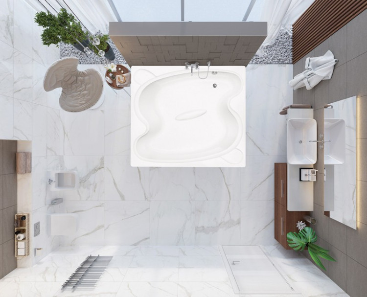 Акриловая ванна Vagnerplast Helios 194x170