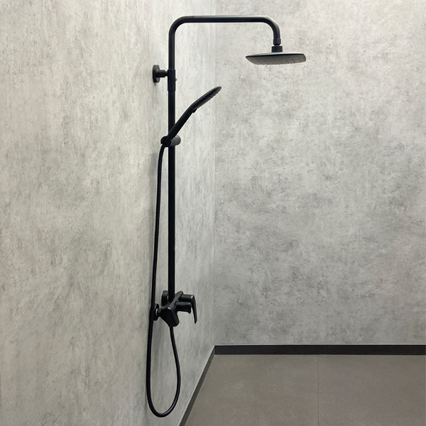 COMFORTY. Душевая система, FF074R-CMT, черный матовый