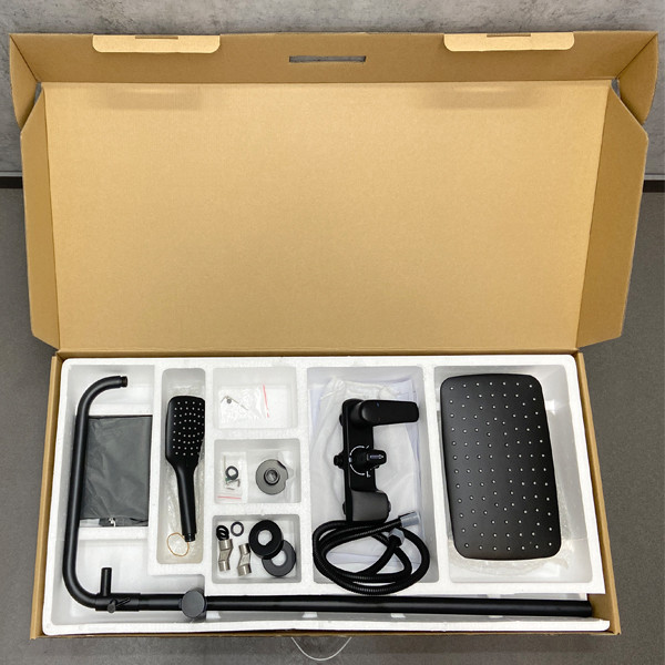 COMFORTY. Душевая система, FF074R-CMT, черный матовый