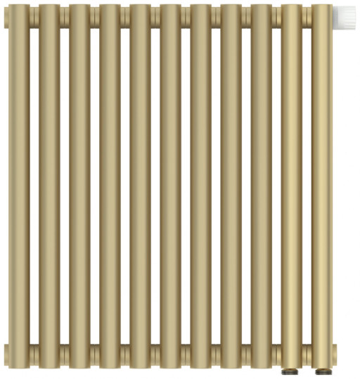 Отопительный радиатор Сунержа Эстет-00 EU50 500х495 11 секций Матовая шампань