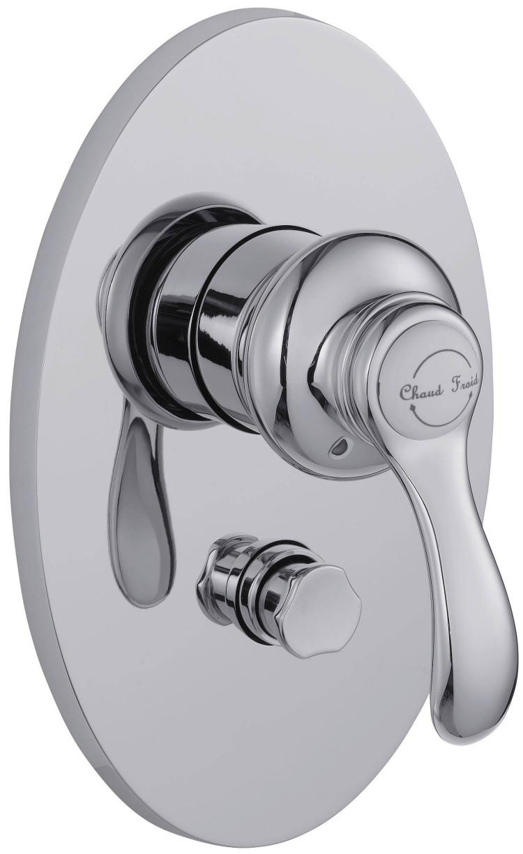 Встраиваемый смеситель с переключателем на 2 выхода, лицевая панель Fairfax Jacob Delafon FAIRFAX E98722-CP