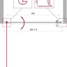 Душевая дверь в нишу BELBAGNO UNO-B-1 BelBagno UNO-B-1-90-CH-Cr