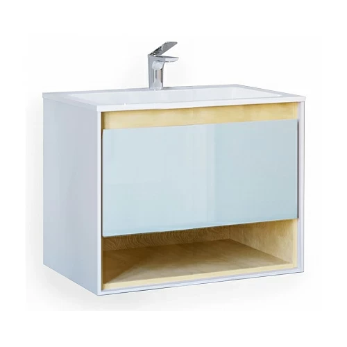 Тумба Glass 80 подвесная