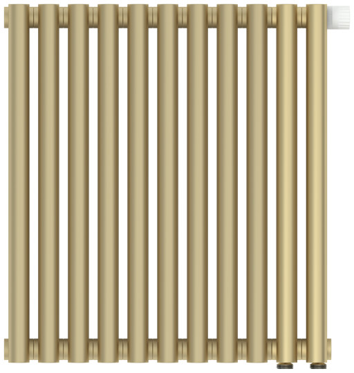 Отопительный радиатор Сунержа Эстет-11 EU50 500х495 11 секций Матовая шампань