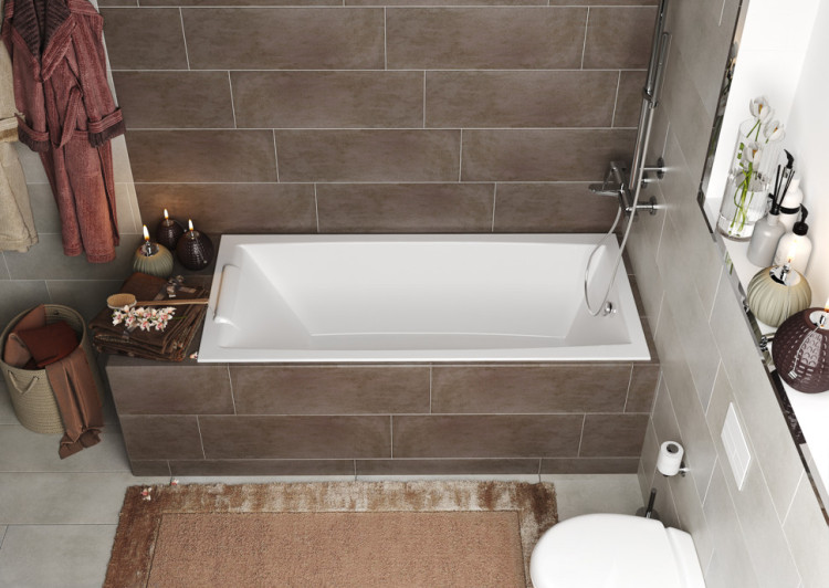 Ванна акриловая прямоугольная 1Marka AELITA 170*90 Slim