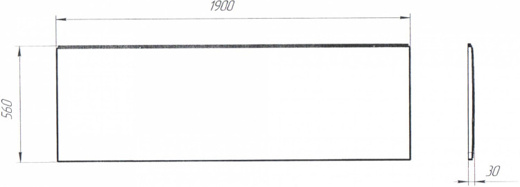 Панель 1Marka FLAT MG 190