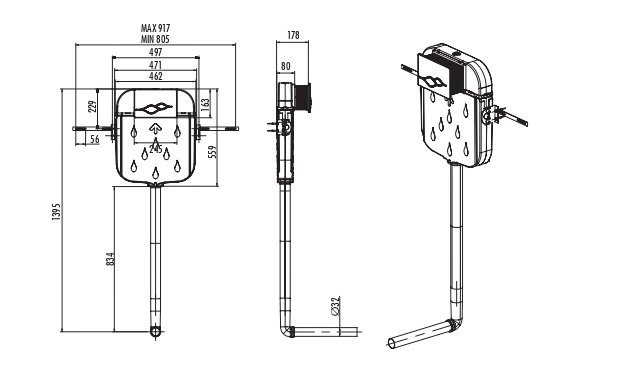 CREAVIT Инсталляция для чаши Генуя