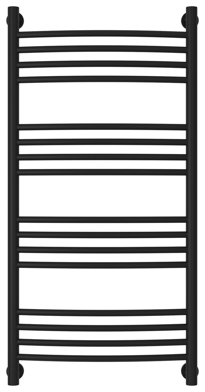 Полотенцесушитель водяной Сунержа Богема+ выгнутая 1000х500 Матовый чёрный