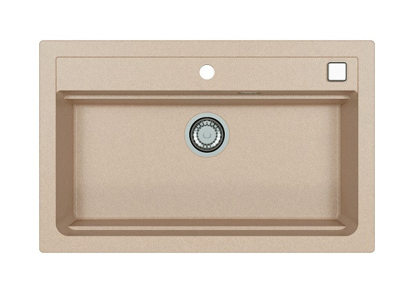 Мойка ALVEUS GRANITAL ATROX 40 TERRA - G22 790 X 500 1X в комплекте с сифоном 1132823,
