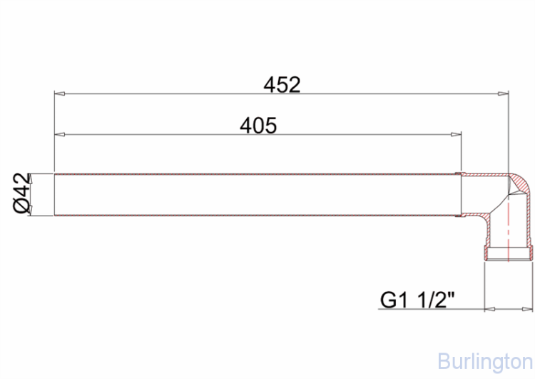 Удлиненная трубка слива для 