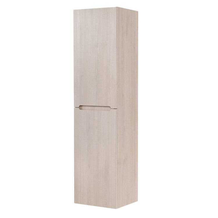 Шкаф подвесной, с двумя распашными дверцами с доводчиками, две полки внутри, левосторонний BelBagno ETNA-1500-2A-SC-WO-P-L