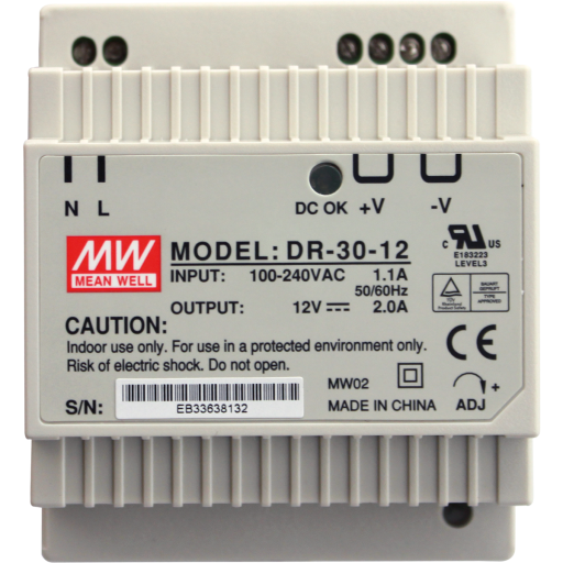 Блок питания 230 V AC/12 V DC/30 W, IP20 Alcadrain AEZ311