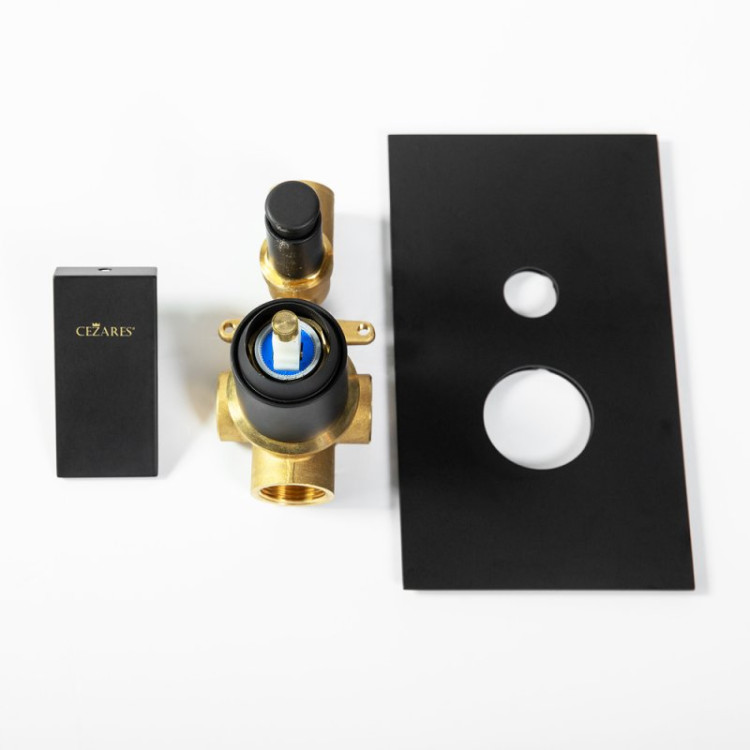 Встраиваемый однорычажный смеситель для душа с переключателем на 2 выхода Cezares UNIKA-VDIM-03/24