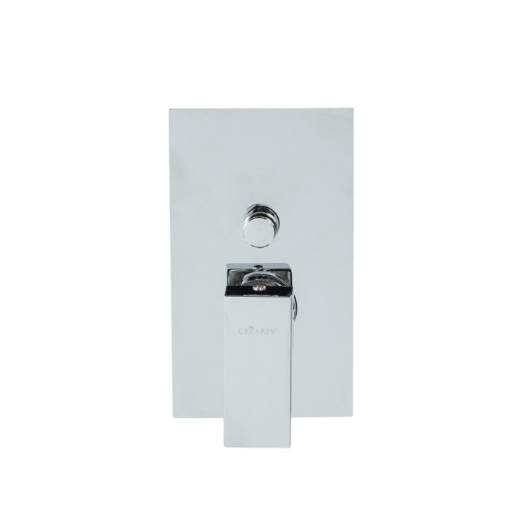 Встраиваемый однорычажный смеситель для душа с переключателем на 2 выхода Cezares UNIKA-VDIM-03/24