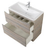 База под раковину напольная с двумя выкатными ящиками BelBagno ACQUA-800-2C-PIA-BL