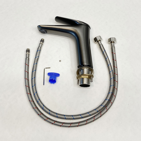 COMFORTY. Смеситель для раковины, картридж 35 мм, графит, FC074A-CGT