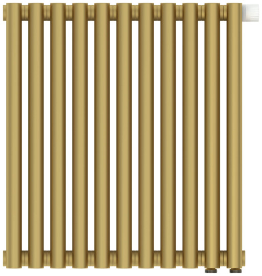 Отопительный радиатор Сунержа Эстет-00 EU50 500х495 11 секций Матовое золото