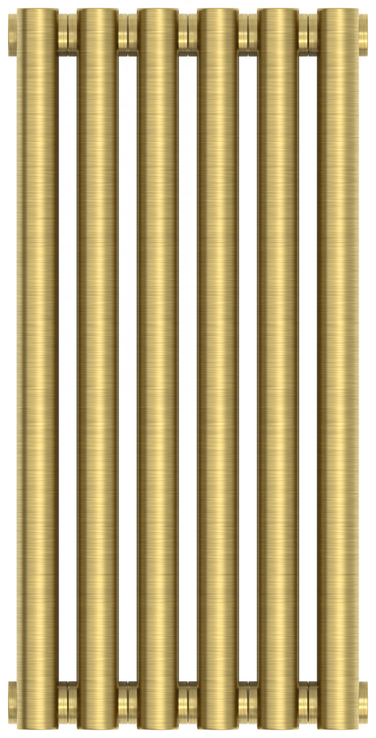 Отопительный радиатор Сунержа Эстет-00 500х270 6 секций Состаренная латунь