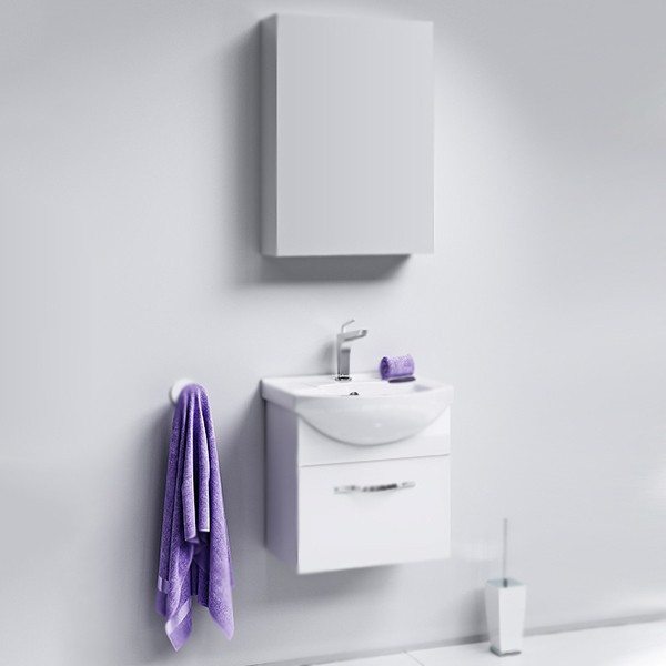 Тумба под раковину Aqwella Аллегро 50 подвесная